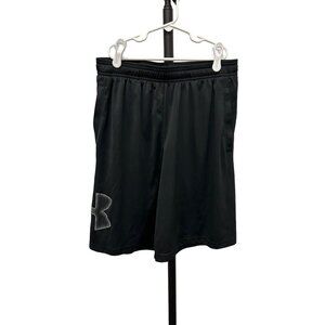 Under Armour Mens HeatGear Loose Fit Black Shorts Size M